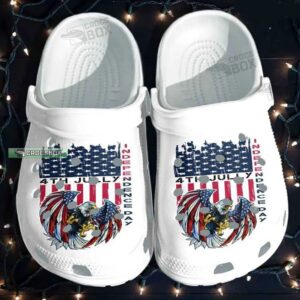 4Th July Independence Day Eagle USA Crocs