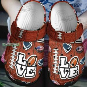 American Football Love American Football Crocs Shoes