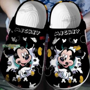 Black Mickey Crocs Mickey Mouse Gift