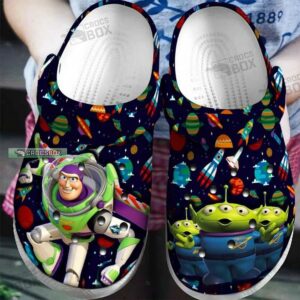 Buzz Lightyear In The Galaxy Alien Crocs Toy Story Merch