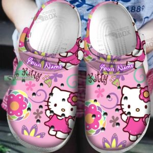 Custom Hello Kitty Flower Crocs Hello Kitty Gifts For Her