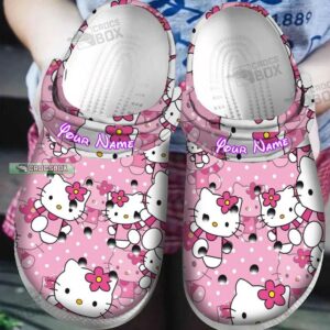 Custom Kids’ Hello Kitty Crocs Cute Hello Kitty Gift