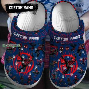 Custom Name Kids Spiderman Crocs
