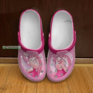 Custom Name Piglet Winnie The Pooh Pink Crocs