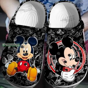 Experience The Joy Mickey Mouse Crocs Black