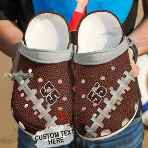 Football Custom Lovers Classic Crocs Shoes
