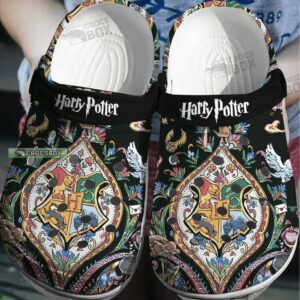 Harry Potter Floral Hogwarts Crocs Gift For Girlfriend