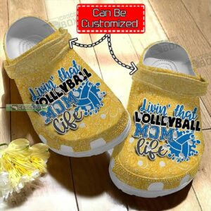 Livin’ That Volleyball Mom Life Crocs Gift For Mom