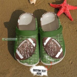 Love You To The End Zone Classic Football Crocs Shoes