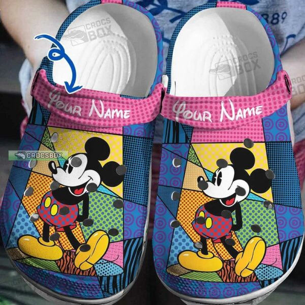 Personalized Enchanting Mickey Mouse Crocs For Woman