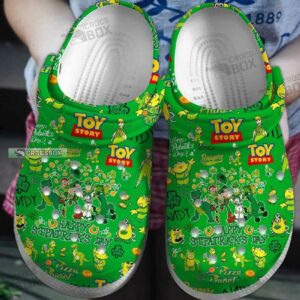 Toy Story Happy Saint Patrick’s Day Crocs Shoes Irish Green Crocs