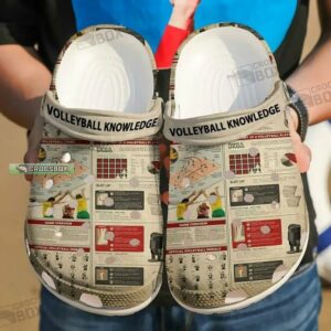 Volleyball Knowledge Crocs Shoes