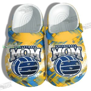 Volleyball Mom Crocs Shoes