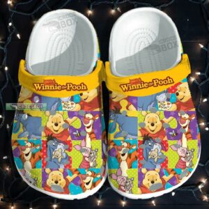 Winnie The Pooh Characters Crocs Shoes 1