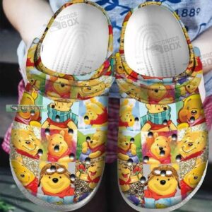 Winnie-The-Pooh Themed Crocs Shoes