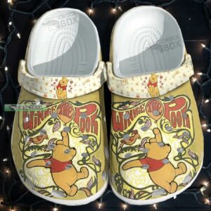 Winnie The Pooh Vintage Crocs Shoes 1