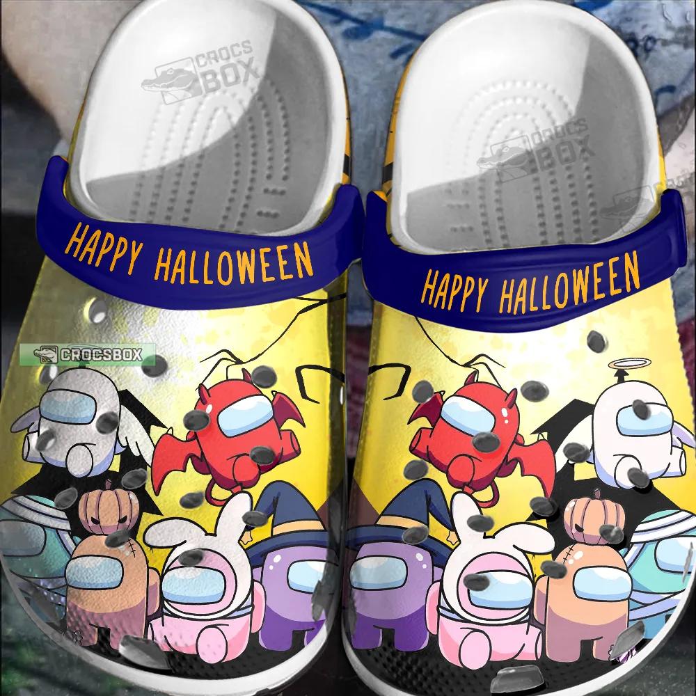 Among Us Crew Crocs Shoes Among Us Happy Halloween Crocs
