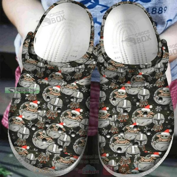 Baby Yoda And Stormtrooper Christmas Crocs Shoes