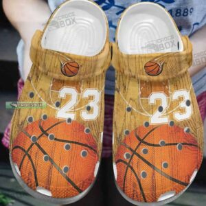Custom Basketball Court Crocs Kids