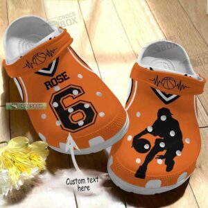 Custom Basketball Legends Orange Crocs