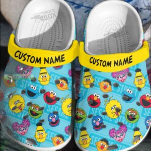 Custom Elmo And Friends Crocs Kids Gift