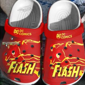 Dc Comic The Flash Crocs Red