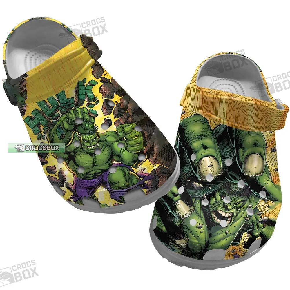 Emerald Smashers Hulk Crocs Shoes - CrocsBox