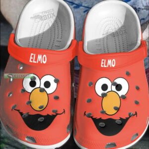 Furry Friend Elmo Crocs Red