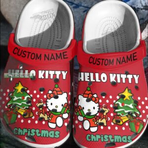 Hello Kitty Christmas Red Crocs Hello Kitty Christmas Gift