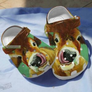 Highland Cow Cattle Crocs Shoes Birthday Christmas