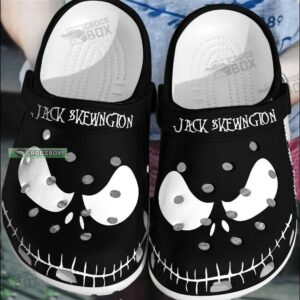 Jack Skellington Halloween Black Crocs Shoes