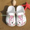 Lovely Roes Women Flamingo Crocs Shoes