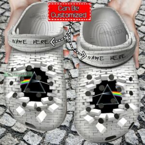 Pink Floyd Galaxy Dark Side Of The Moon Crocs Shoes
