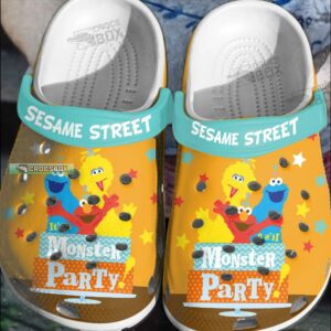 Sesame Street Monster Party Crocs Shoes