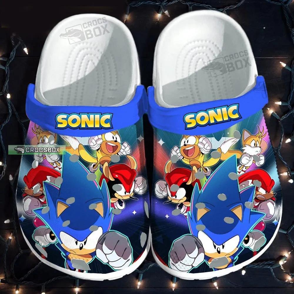 Sonic The Hedgehog Game Crocs Shoes