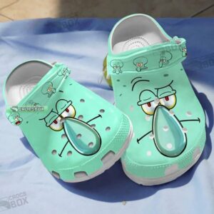 Spongebob Squidward Tentacles Crocs Shoes Tea