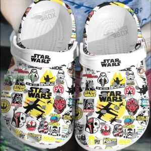 Star Wars Pattern Crocs Shoes