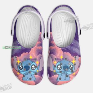 Stitch Galaxy Night Sky Crocs Shoes