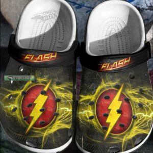 The Flash Lightning Bolt Crocs Shoes