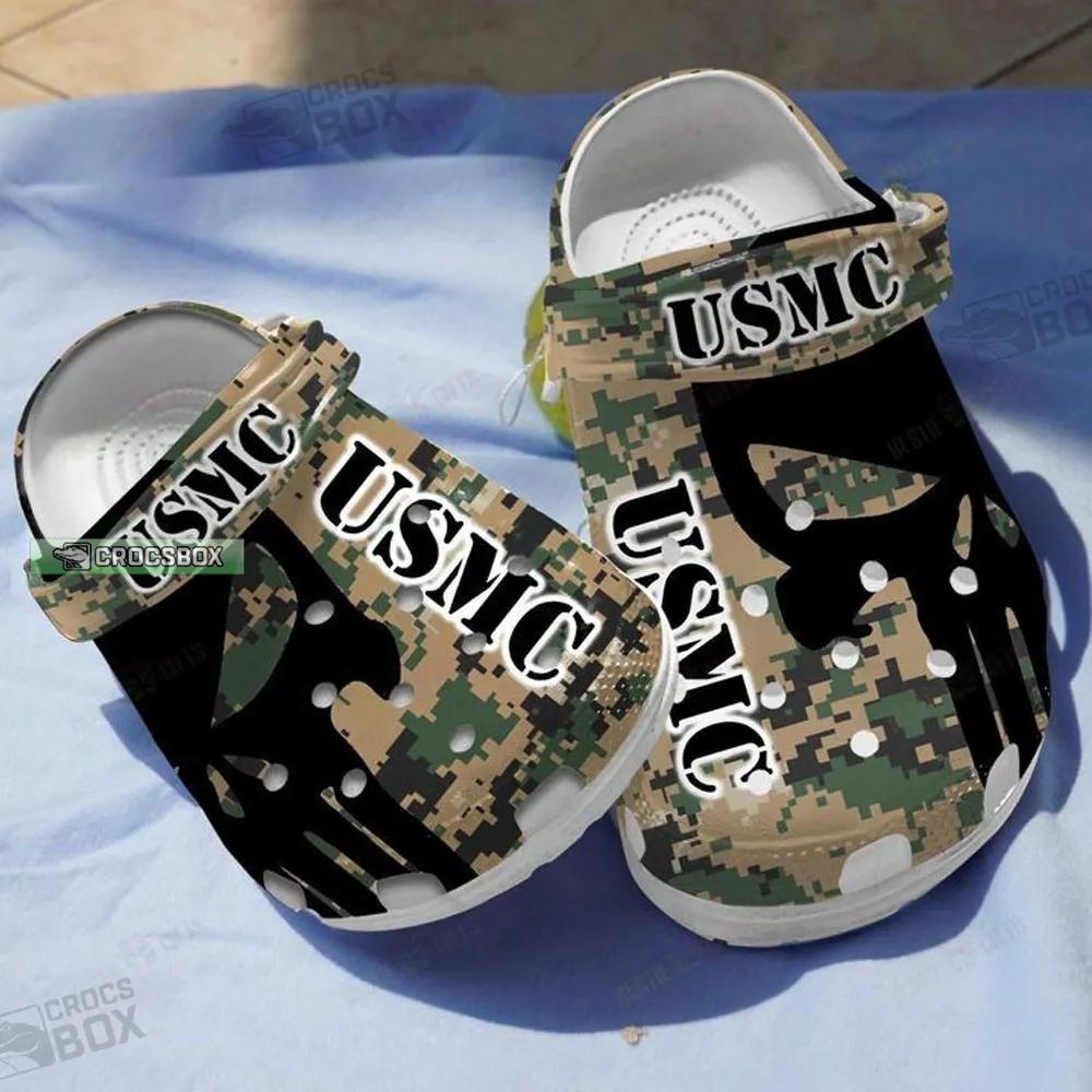 Usmc Desert Camouflage Crocs Shoes