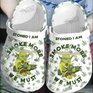 Yoda Stoner 420 Weed Crocs