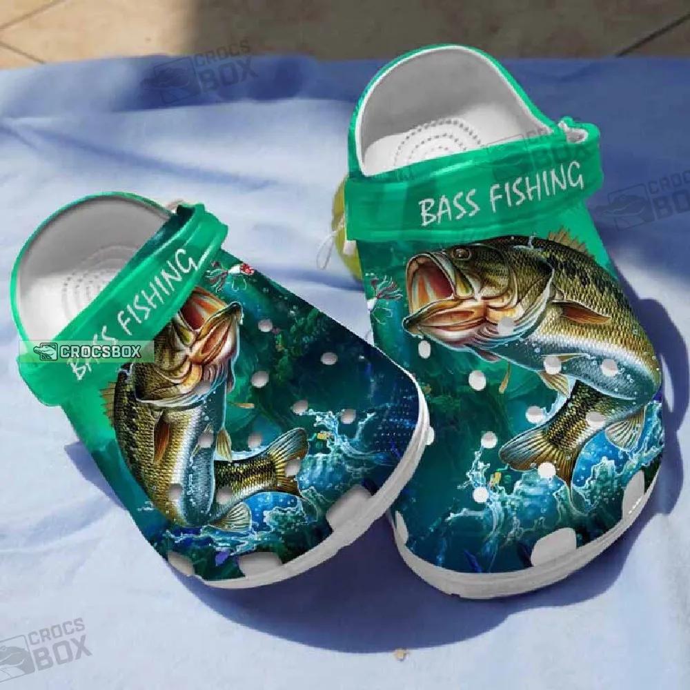 Amazing Bass Fishing Crocs Shoes Fathers Day - CrocsBox