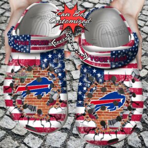 American Football Buffalo Bills Pride Crocs
