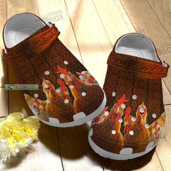 Barn Chicken Custom Shoes Chickens Outdoor Crocs