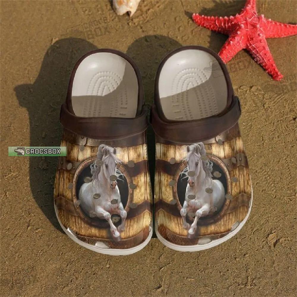 Barrel Horse Crocs Shoes