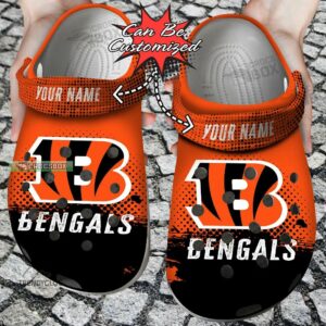 Bengals Orange And Black Pride Crocs Shoes