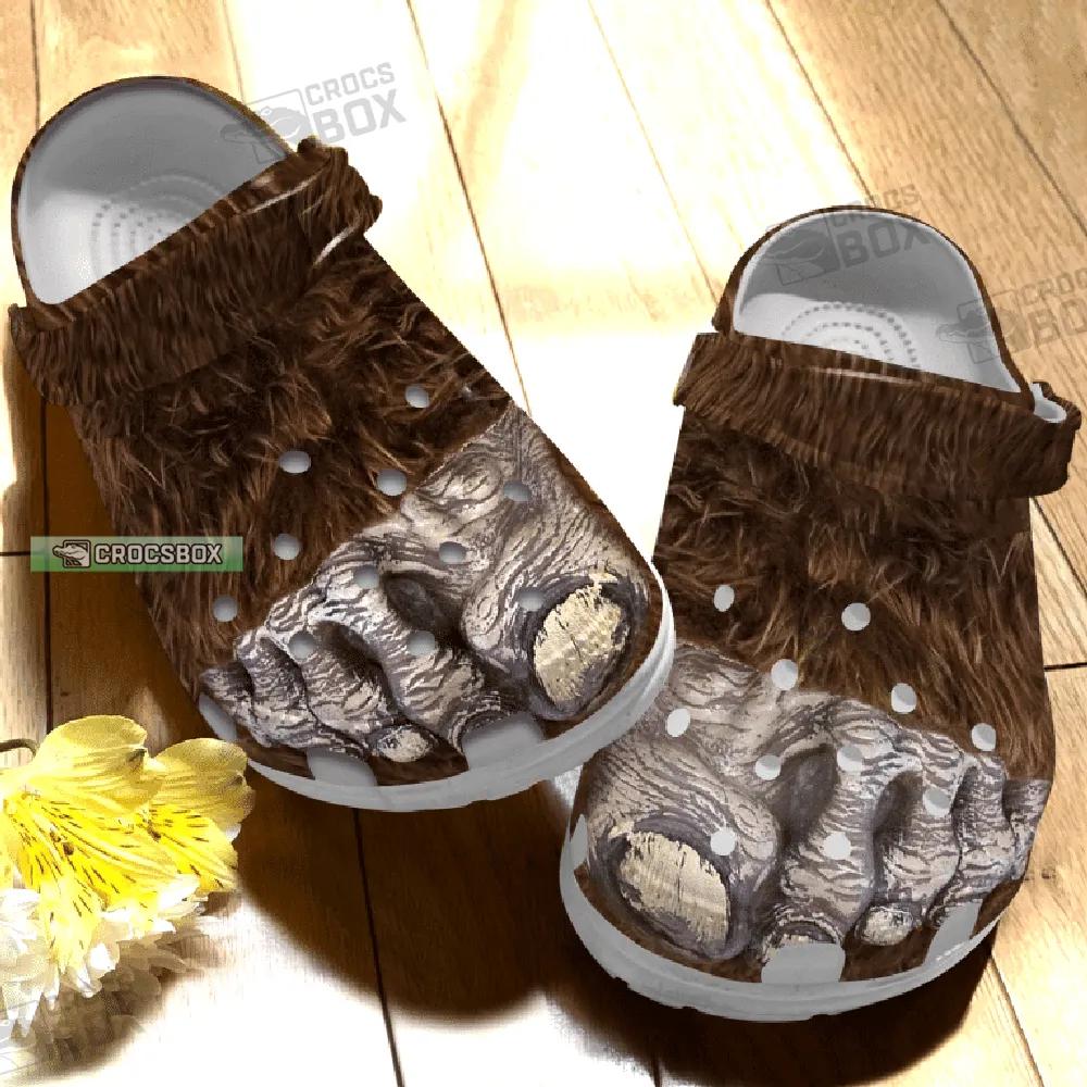 Bigfoot Feet 3D Crocs Shoes