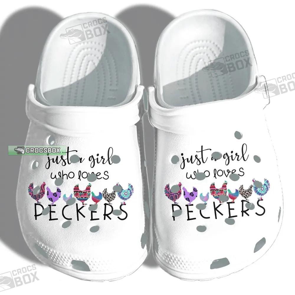 Chicken Peckers Funny Lover Crocs Shoes