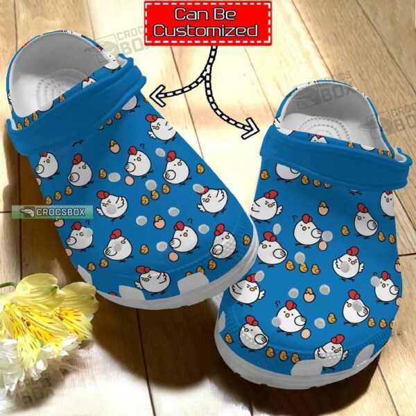Chicken Print Personalized Cute Chicken Pattern Crocs Shoes