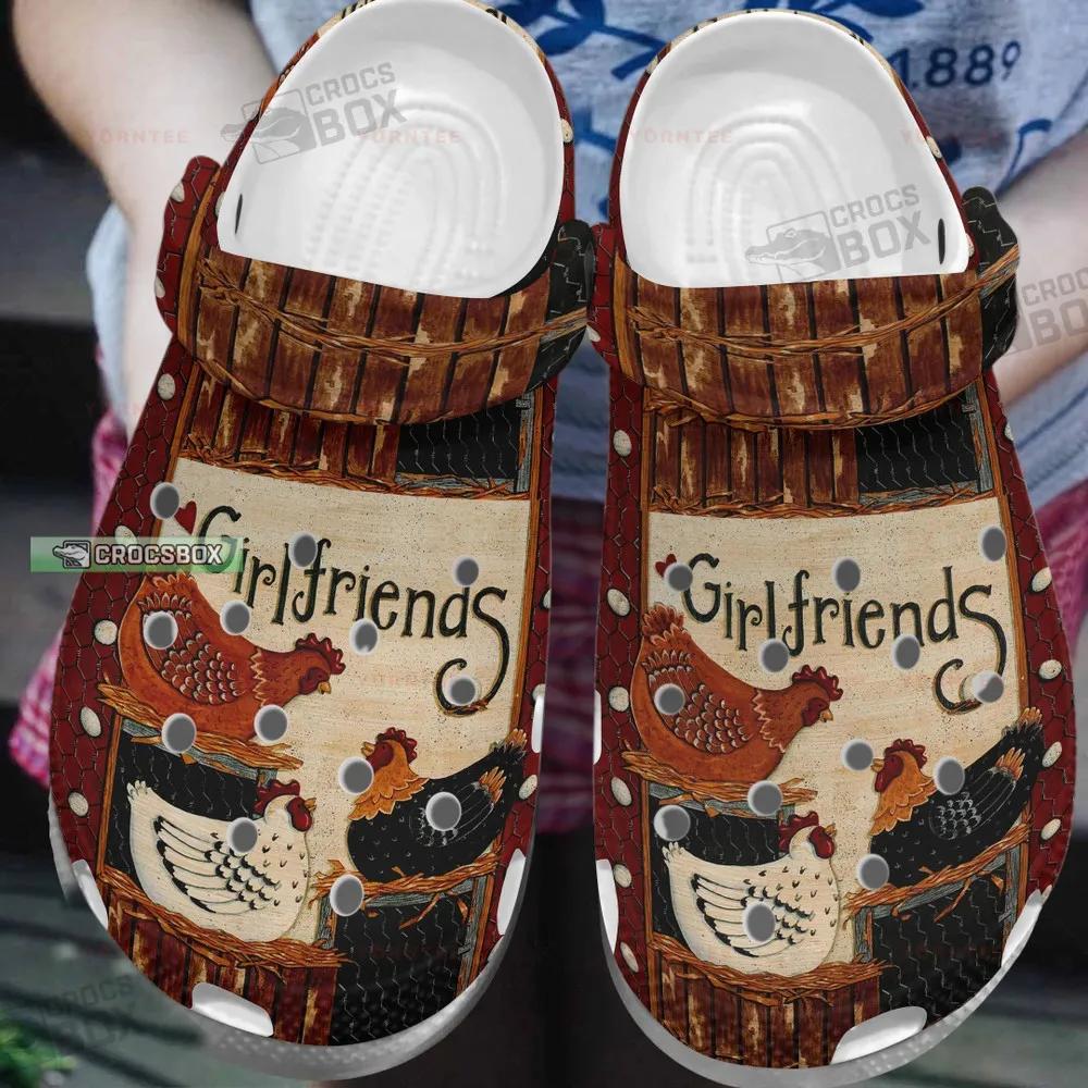 Chickens Girl Friends Lovely Lover Crocs Shoes